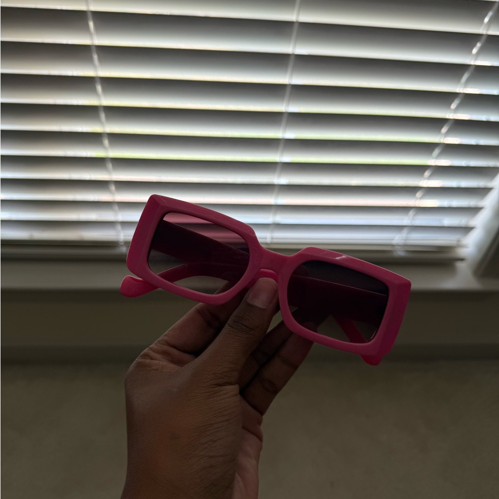 SHEIN Pink Square Sunglasses